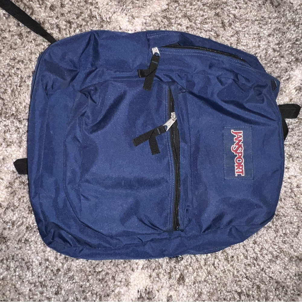 navy blue jansport backpack